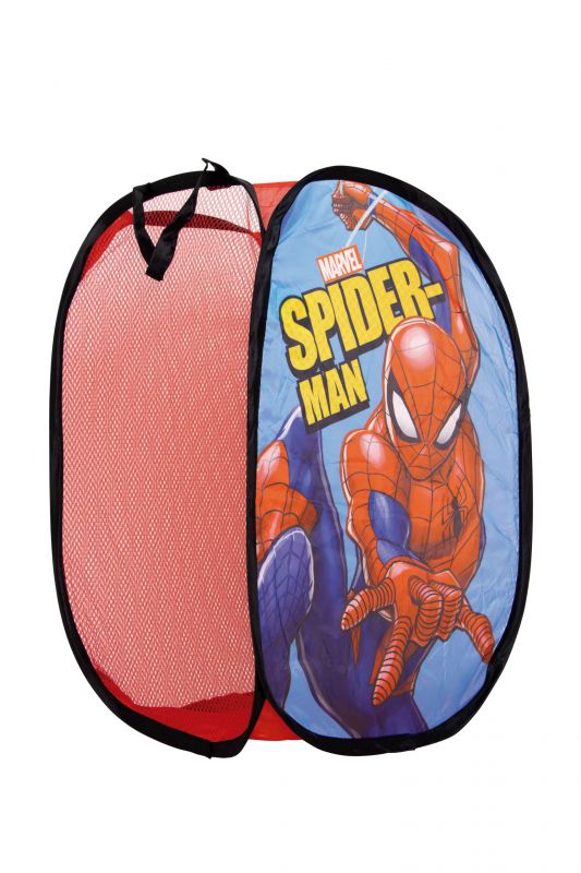Cesta de Almacenaje Infantil Spiderman Marvel- Ideal Juguetes 36X36X58CM
