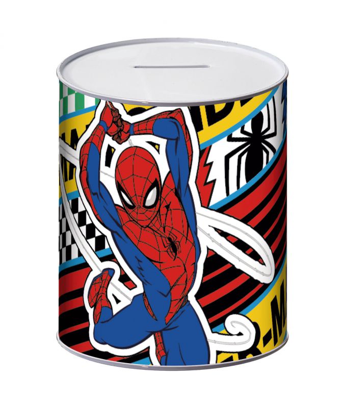 Hucha de metal Spiderman Marvel 10x10x12cm