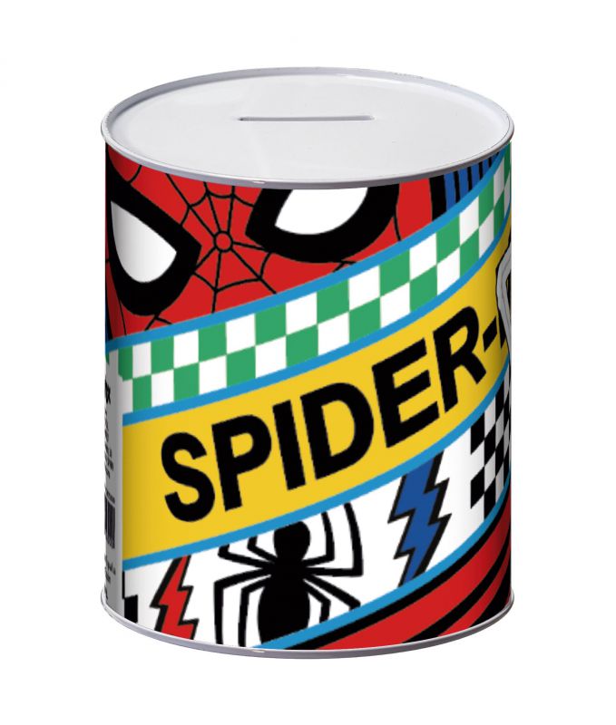 Hucha de metal Spiderman Marvel 10x10x12cm
