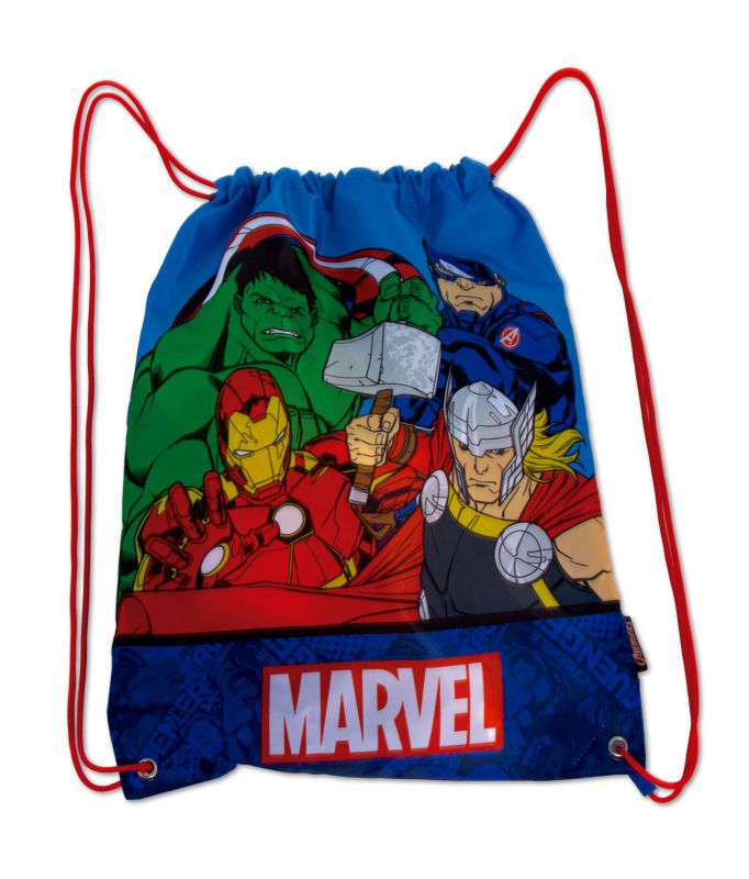 Bolsa gym saco de cuerdas Marvel Avengers de 33x44cm