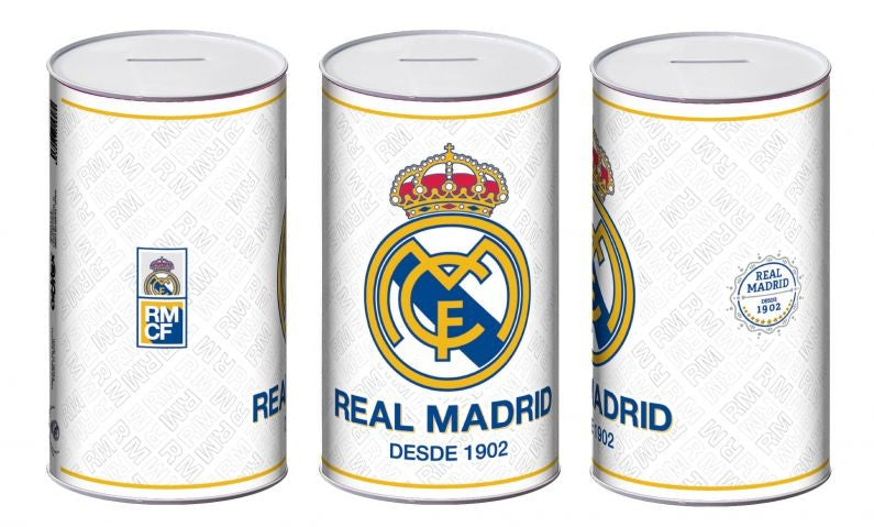 Hucha de metal Real Madrid CF 10x10x17,5cm