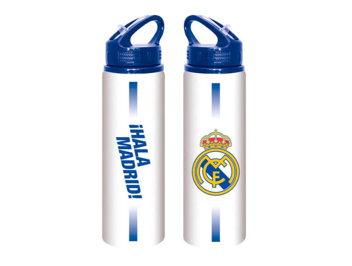 Botella cantimplora aluminio REAL MADRID 750ml- Ideal Cole y Excursiones