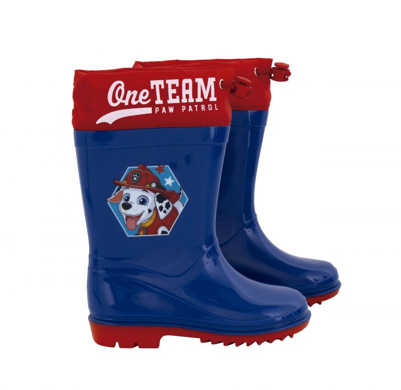 Botas de agua Patrulla canina con cierre textil talla 30