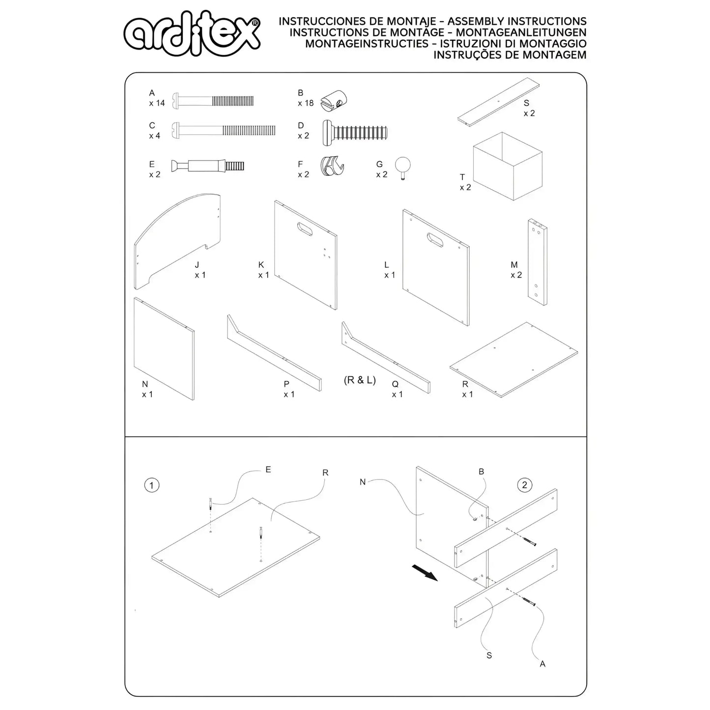 3 en 1 Banco para juguetes de madera convertible escritorio con dos cestas almacenamiento STITCH - Pupitre