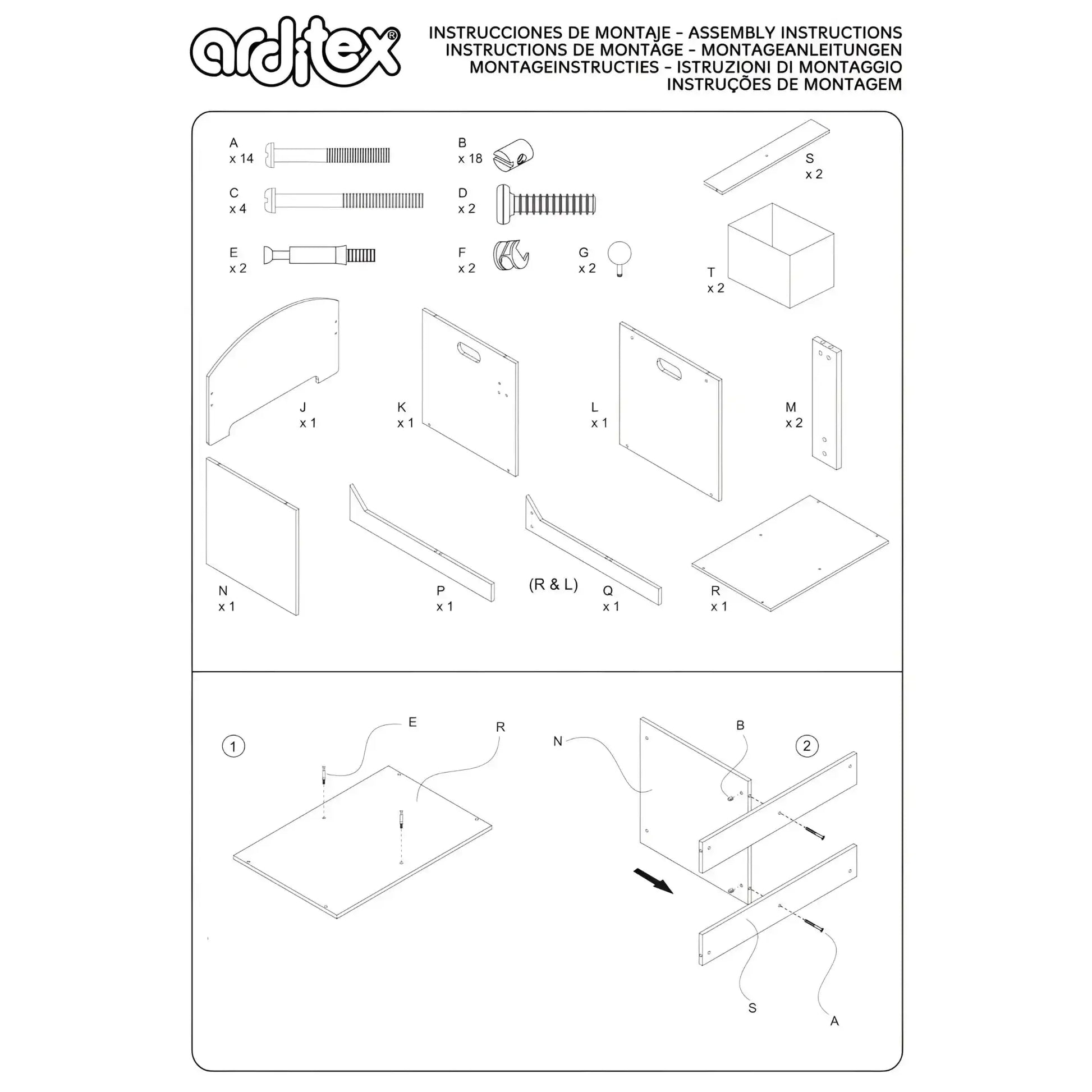 3 en 1 Banco para juguetes de madera convertible escritorio con dos cestas almacenamiento STITCH - Pupitre