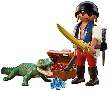 Figura pìrata con caimán Playmobil Special Plus 72154