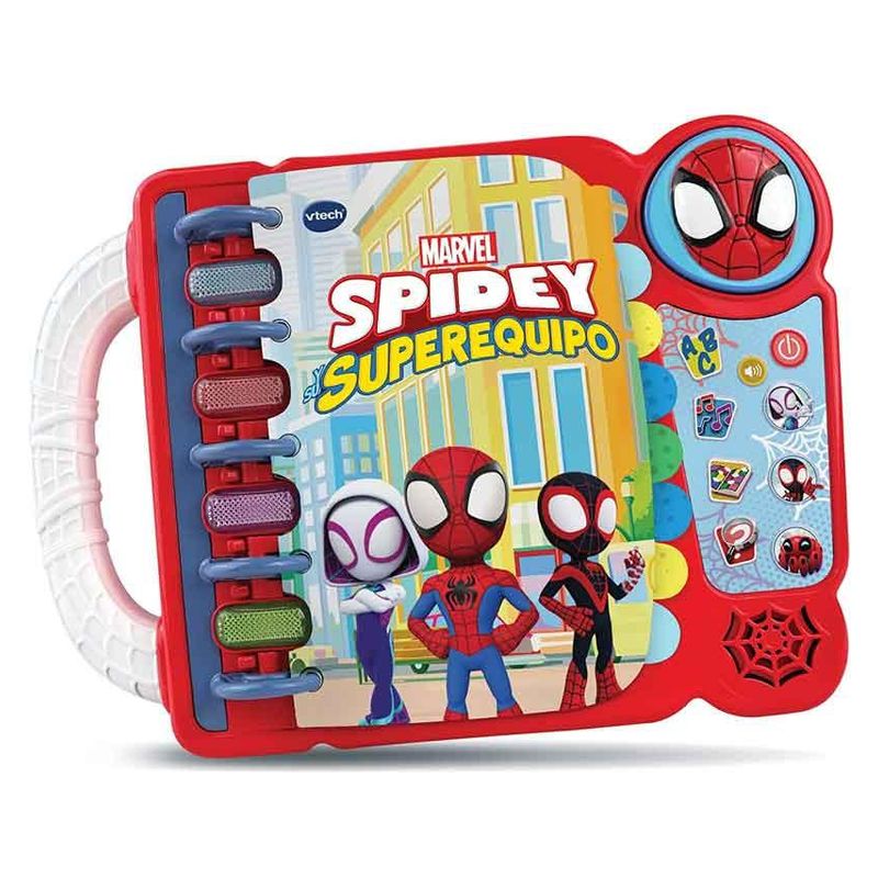 Aprendo a leer con Spidey y su equipo con 14 páginas interactivas en español