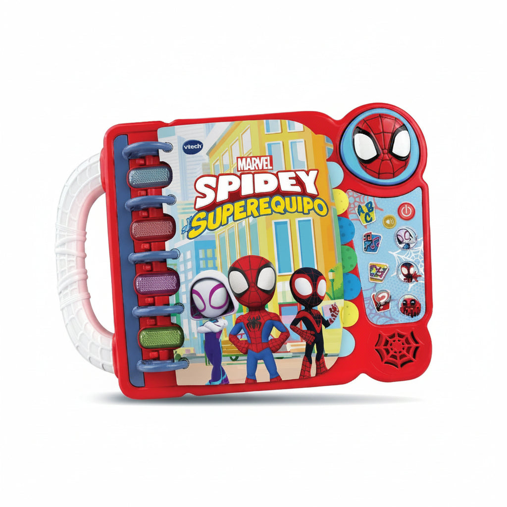 Aprendo a leer con Spidey y su equipo con 14 páginas interactivas en español