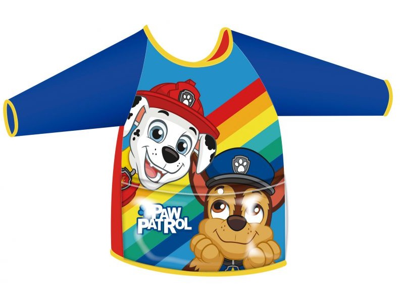 Delantal con mangas y bolsillo Patrulla canina talla 2-4 años