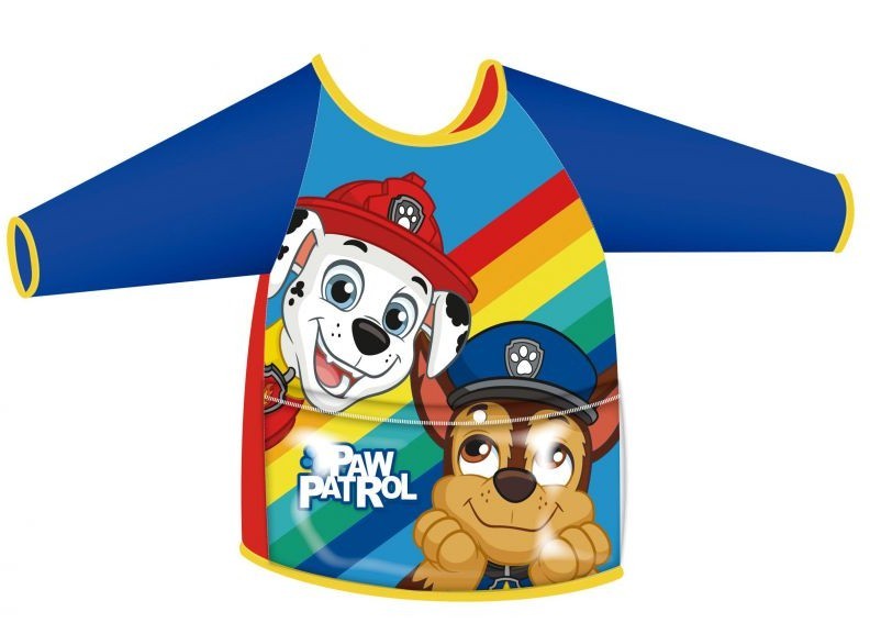 Delantal con mangas y bolsillo Patrulla canina talla 2-4 años