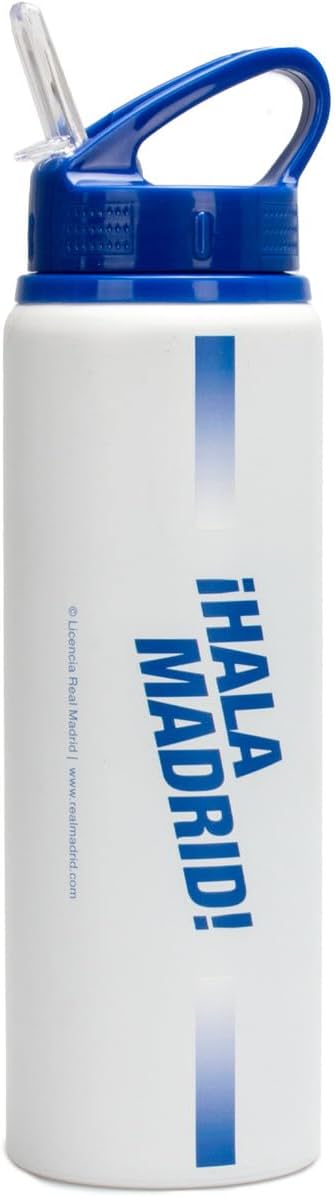 Botella cantimplora aluminio REAL MADRID 750ml- Ideal Cole y Excursiones