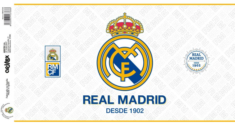 Hucha de metal Real Madrid CF 10x10x17,5cm
