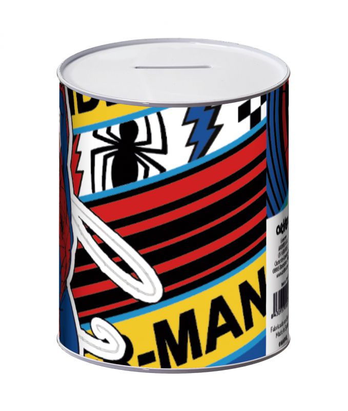 Hucha de metal Spiderman Marvel 10x10x12cm