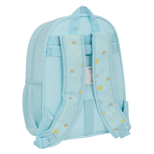 Mochila infantil Mickey Mouse "Baby" adaptable a carro 28x10x34cm