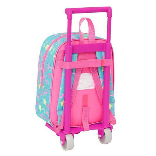 Mochila infantil Gabby´s Dollhouse "Confetti" con carro 805 22x10x27cm