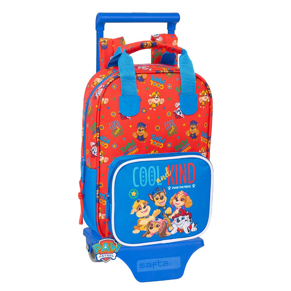 Mochila con carro Patrulla canina "Cool" con asas 20x28x8cm