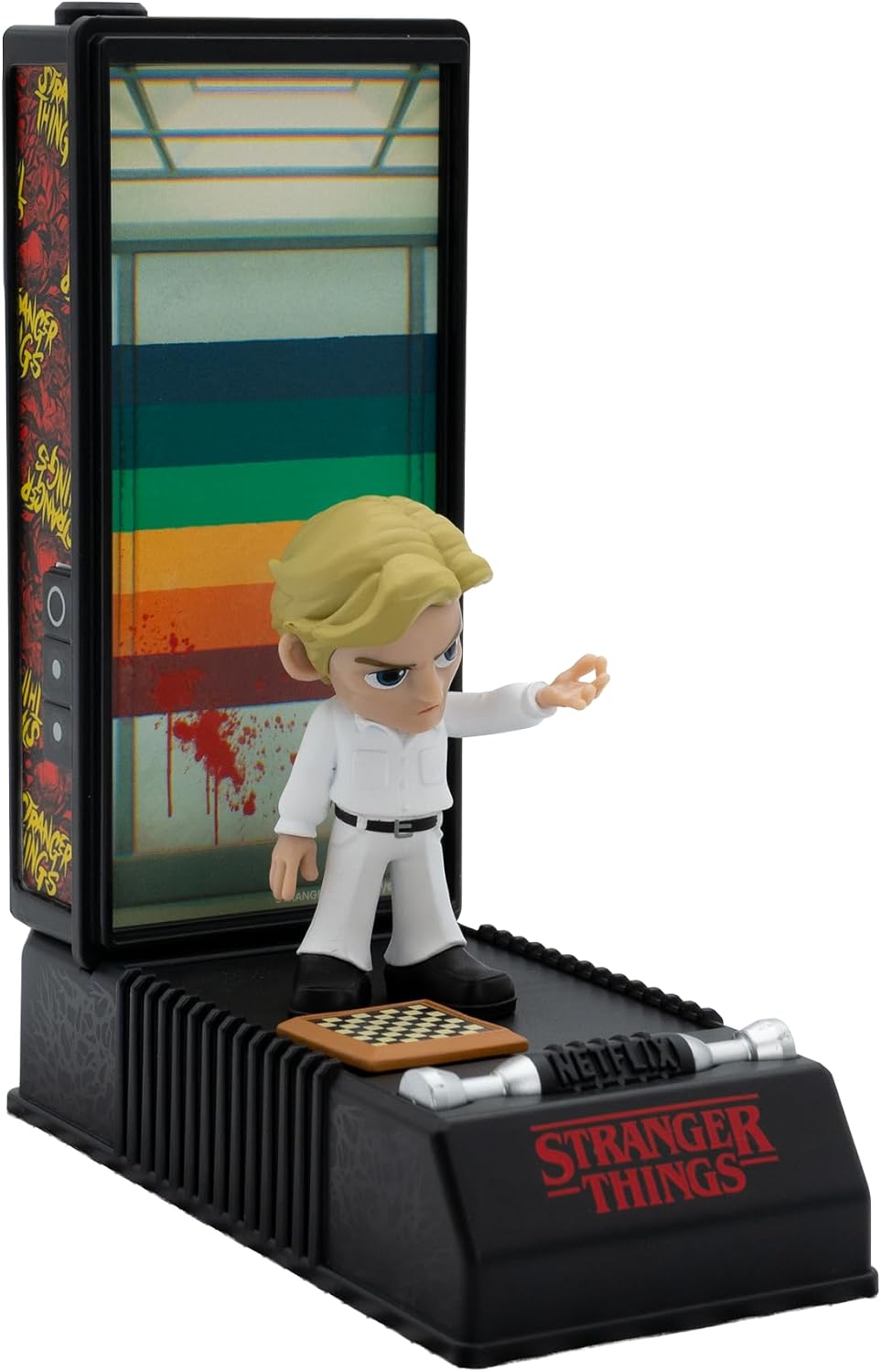 Figura sorpresa Stranger Things en cápsula con forma de Walkie Talkie 16x7,6x6,4cm
