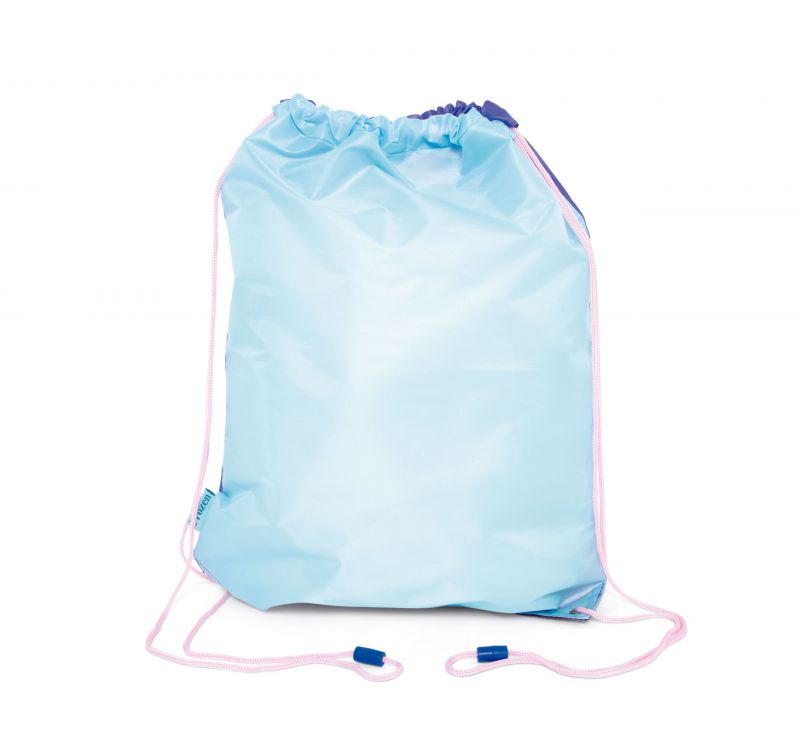 Bolsa gym saco de cuerdas Frozen Anna y Elsa Disney de 33x44cm