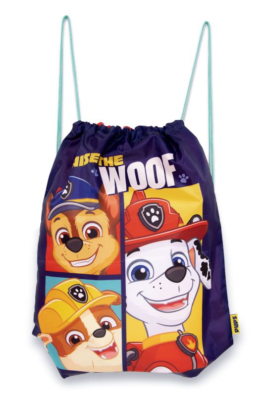 Bolsa gym saco de cuerdas Patrulla canina de 33x44cm