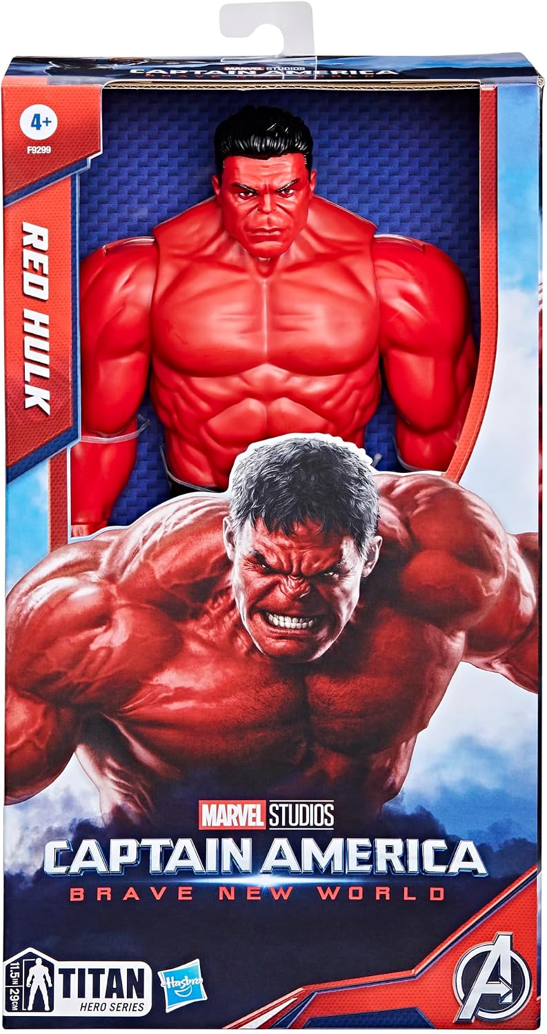 Figura Hulk Rojo 30 cm de Capitan America Titan