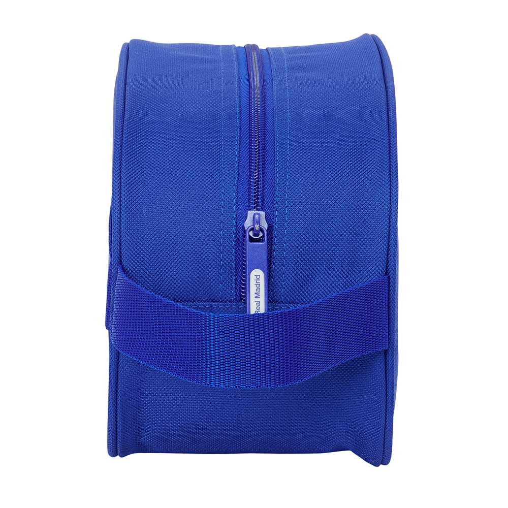 Neceser escolar con asa Real Madrid azul 26x12x15cm