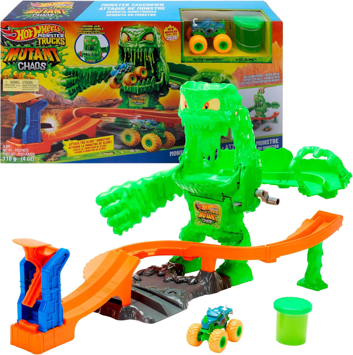 Hot Wheels Shark Bite Track Set (includes 1 car)