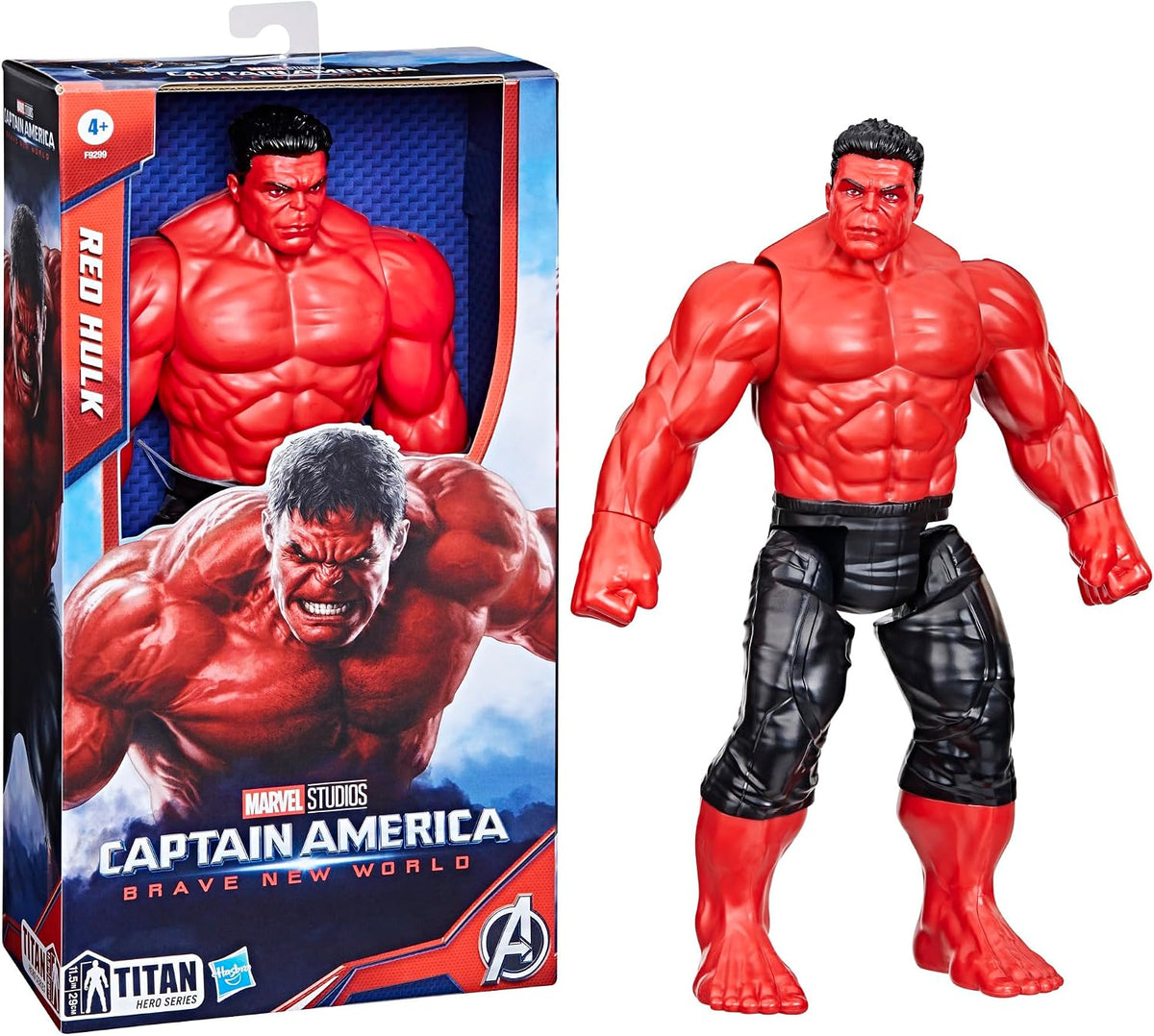 Figura Hulk Rojo 30 cm de Capitan America Titan