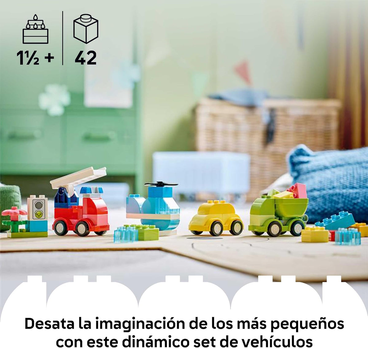Juego de construcción Vehículos creativos Lego Duplo 10474