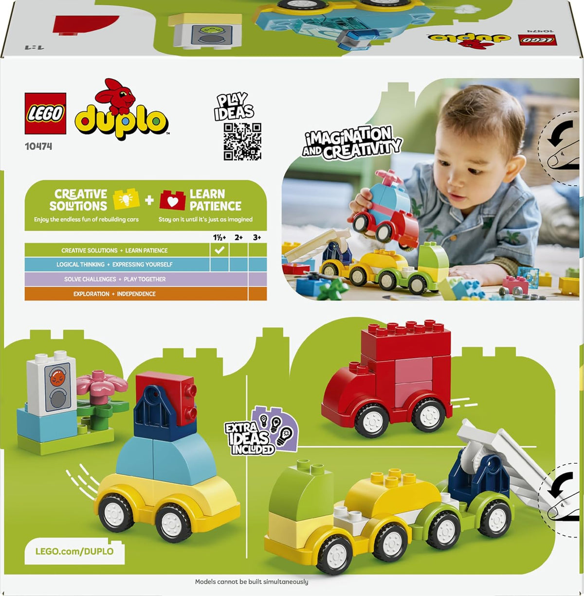 Juego de construcción Vehículos creativos Lego Duplo 10474