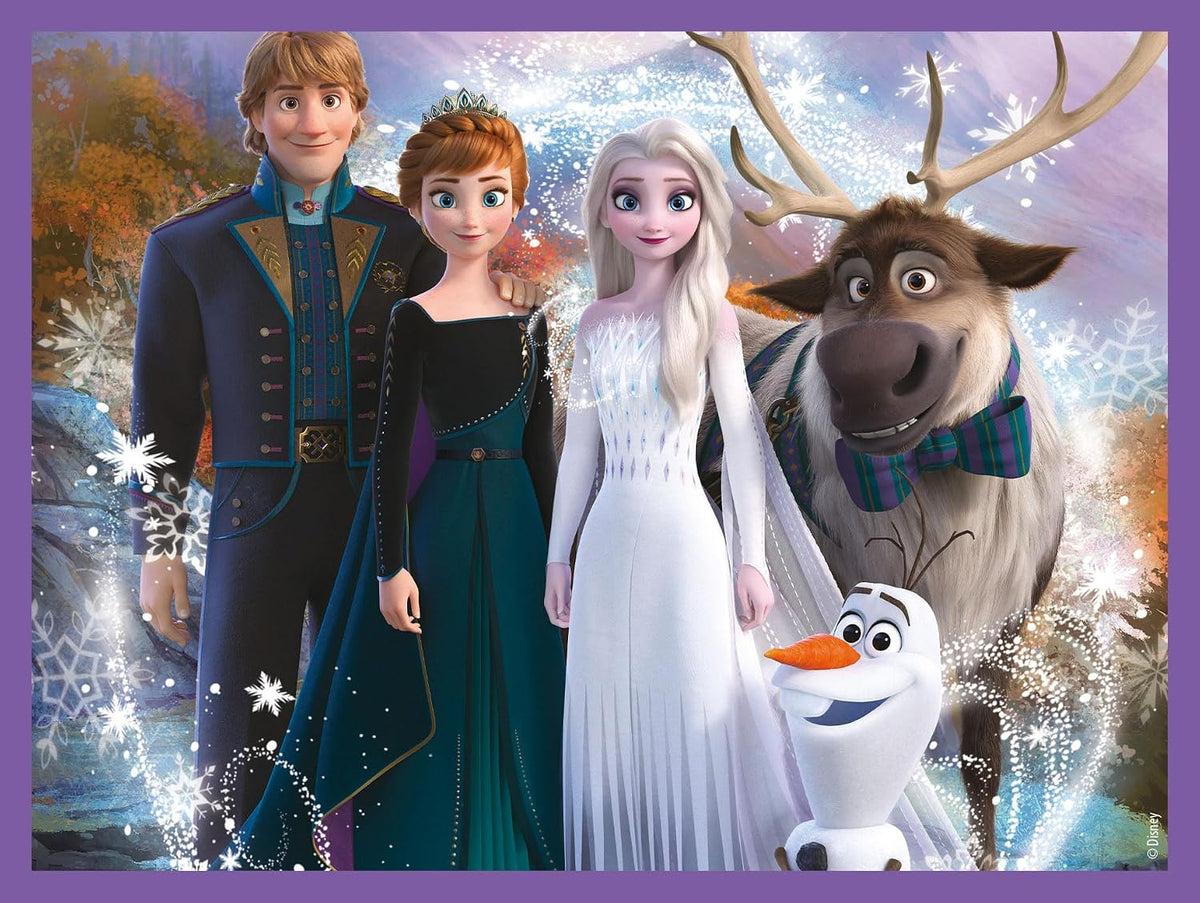 Puzzle infantil Frozen con 12 cubos 12,7x16,7x4,5cm