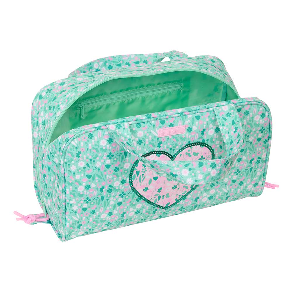 Neceser rectangular "Cuore" 31x14x19CM