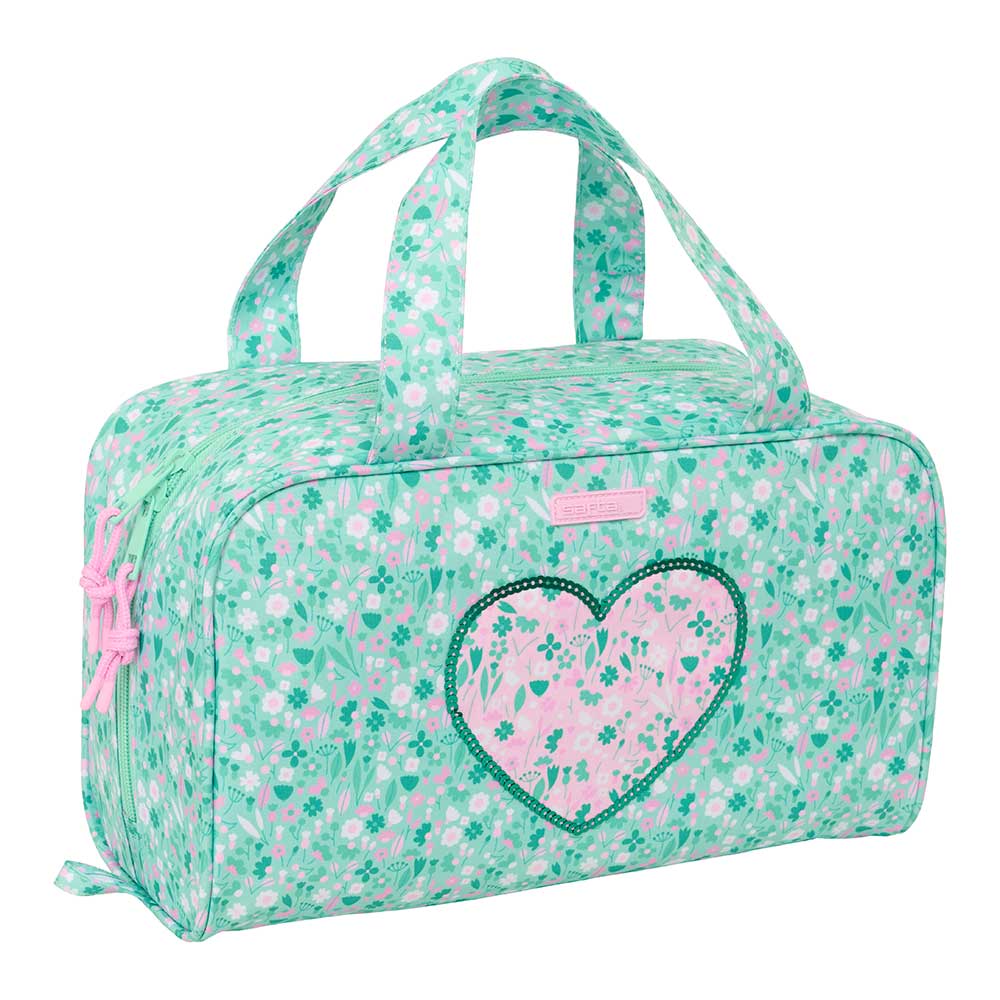 Neceser rectangular "Cuore" 31x14x19CM