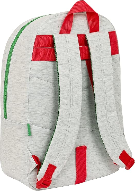 Mochila Benetton "Pop" 30x46x14cm adaptable a carro