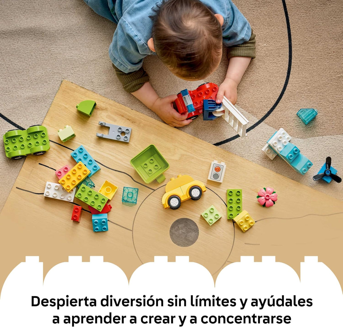 Juego de construcción Vehículos creativos Lego Duplo 10474