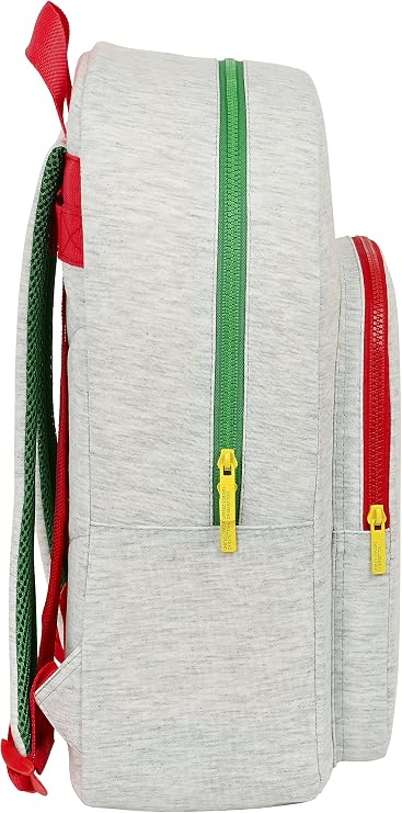 Mochila Benetton "Pop" 30x46x14cm adaptable a carro