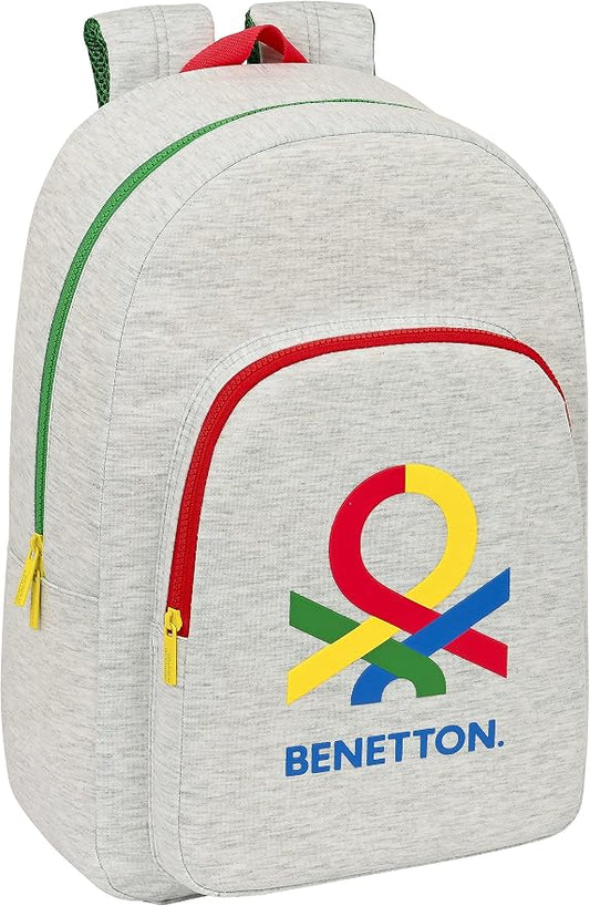 Mochila Benetton "Pop" 30x46x14cm adaptable a carro