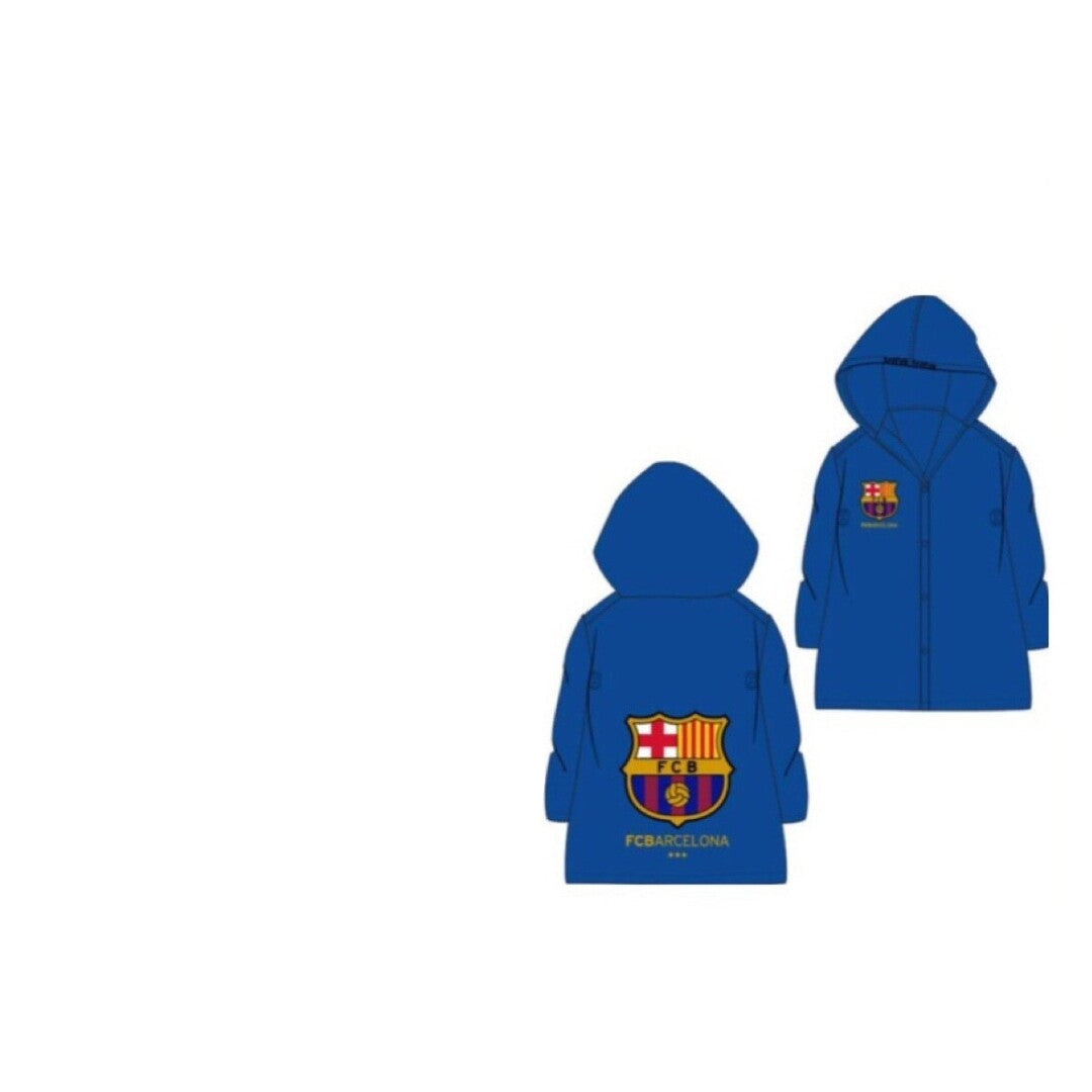 Poncho chubasquero FC Barcelona azul flojo niños 110/116cm