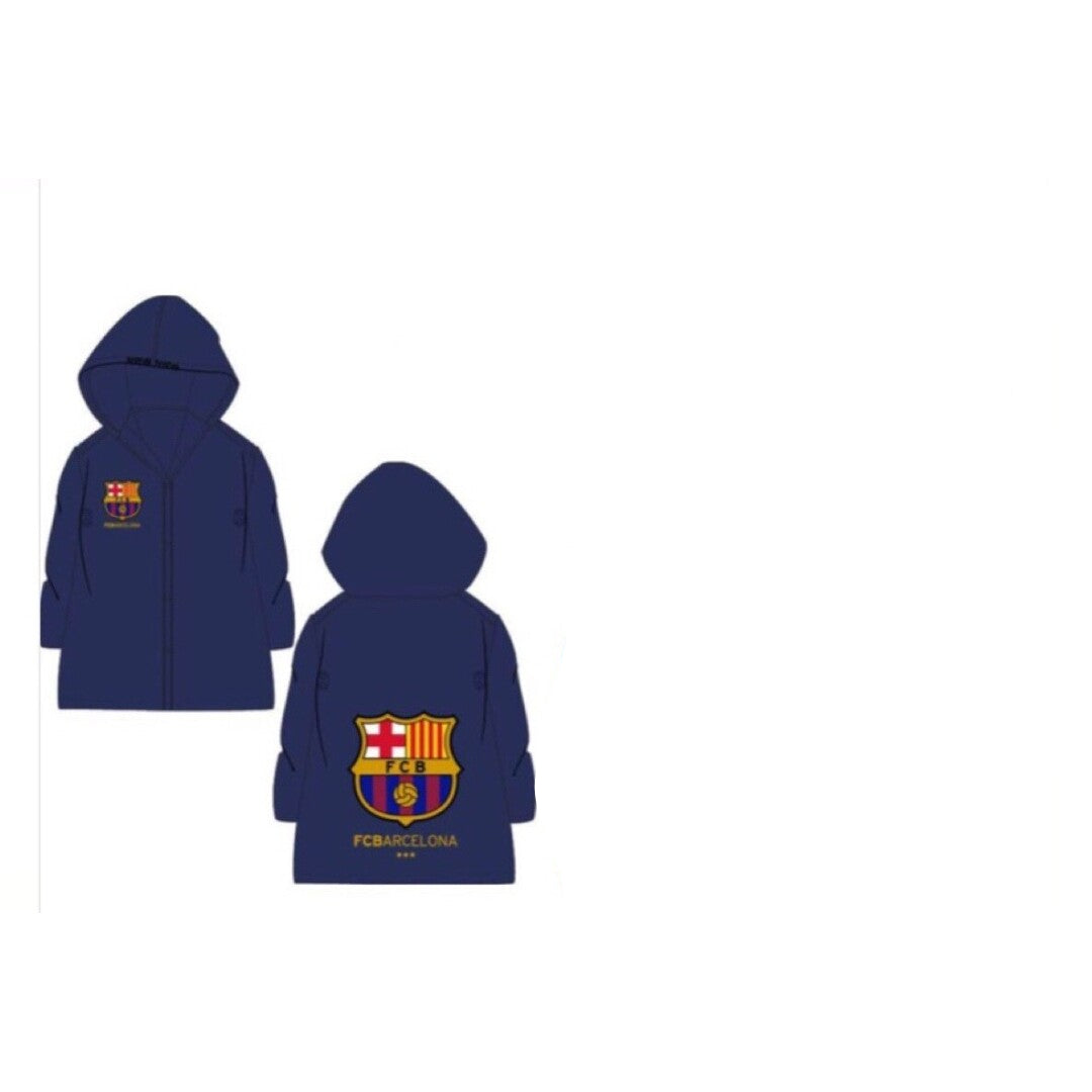 Poncho chubasquero FC Barcelona azul oscuro niños 110/116cm