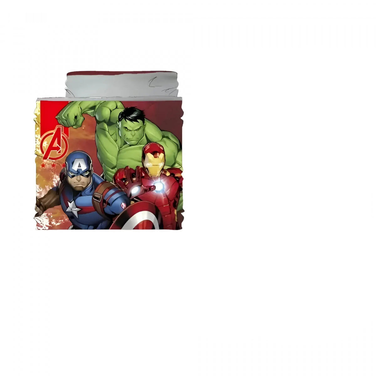 Children's Coral Fleece Neck Warmer AVENGERS White