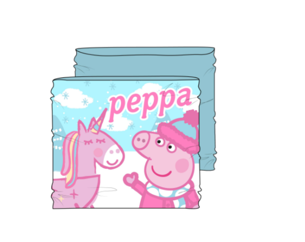 PEPPA PIG coral fleece neck warmer - Ideal for Winter