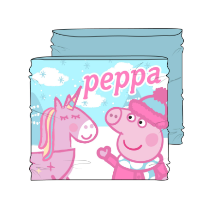 PEPPA PIG coral fleece neck warmer - Ideal for Winter