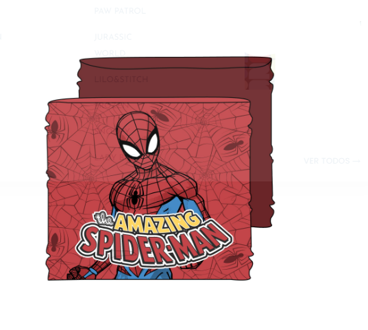 Braga de cuello infantil coralina Spiderman Marvel - Ideal Invierno