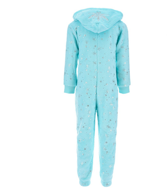 Mono pijama Frozen Anna y Elsa azul 8 años