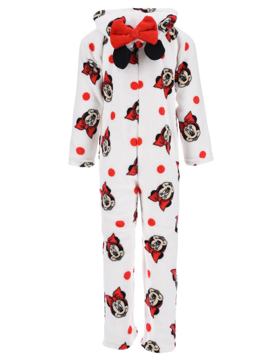 Mono pijama Minnie Mouse blanco 8 años