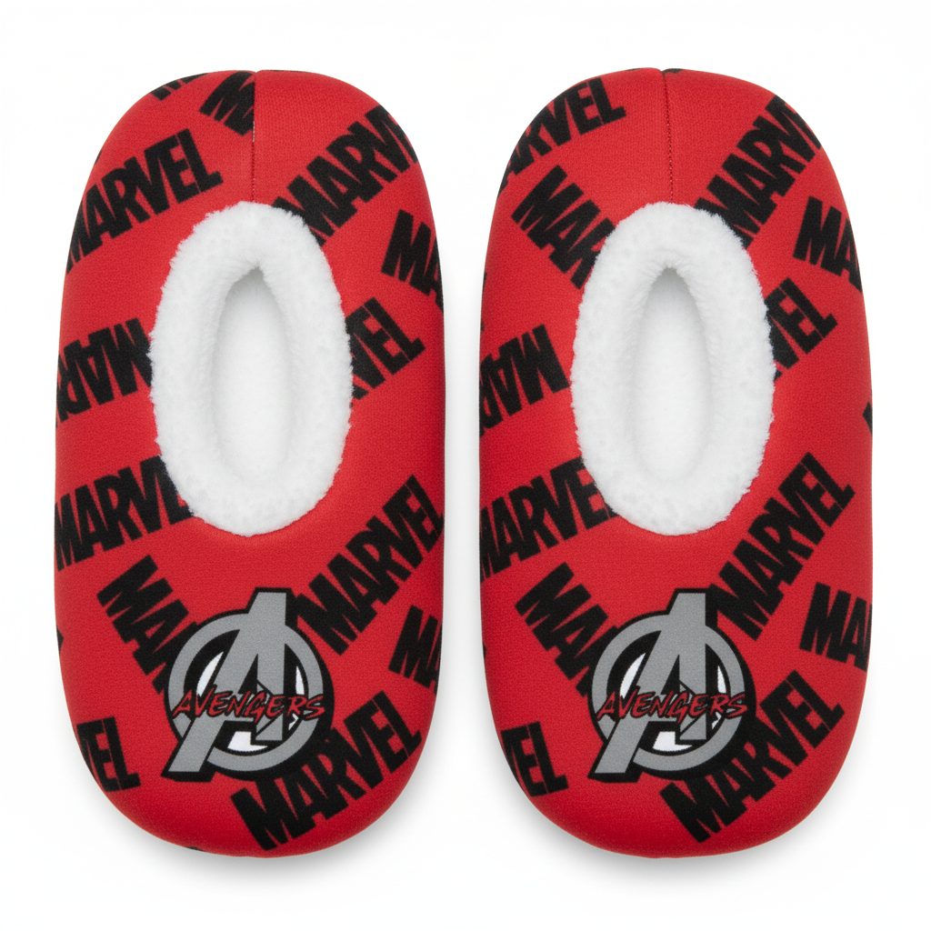 Pantuflas antideslizante Marvel Avengers rojo 31/34
