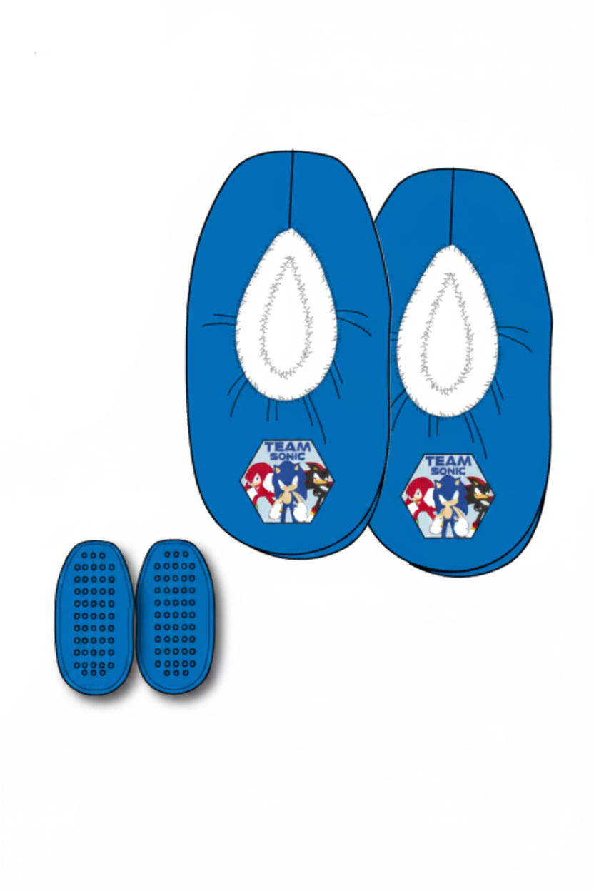 Pantuflas antideslizante Sonic azul oscuro 27/30
