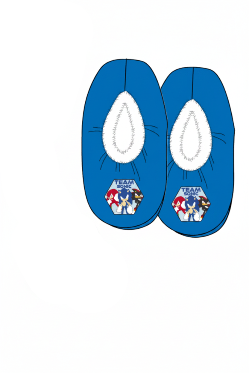 Pantuflas antideslizante Sonic azul oscuro 27/30