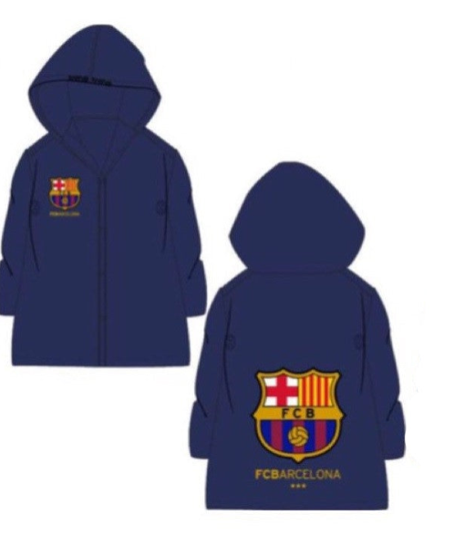 Poncho chubasquero FC Barcelona azul oscuro niños 110/116cm