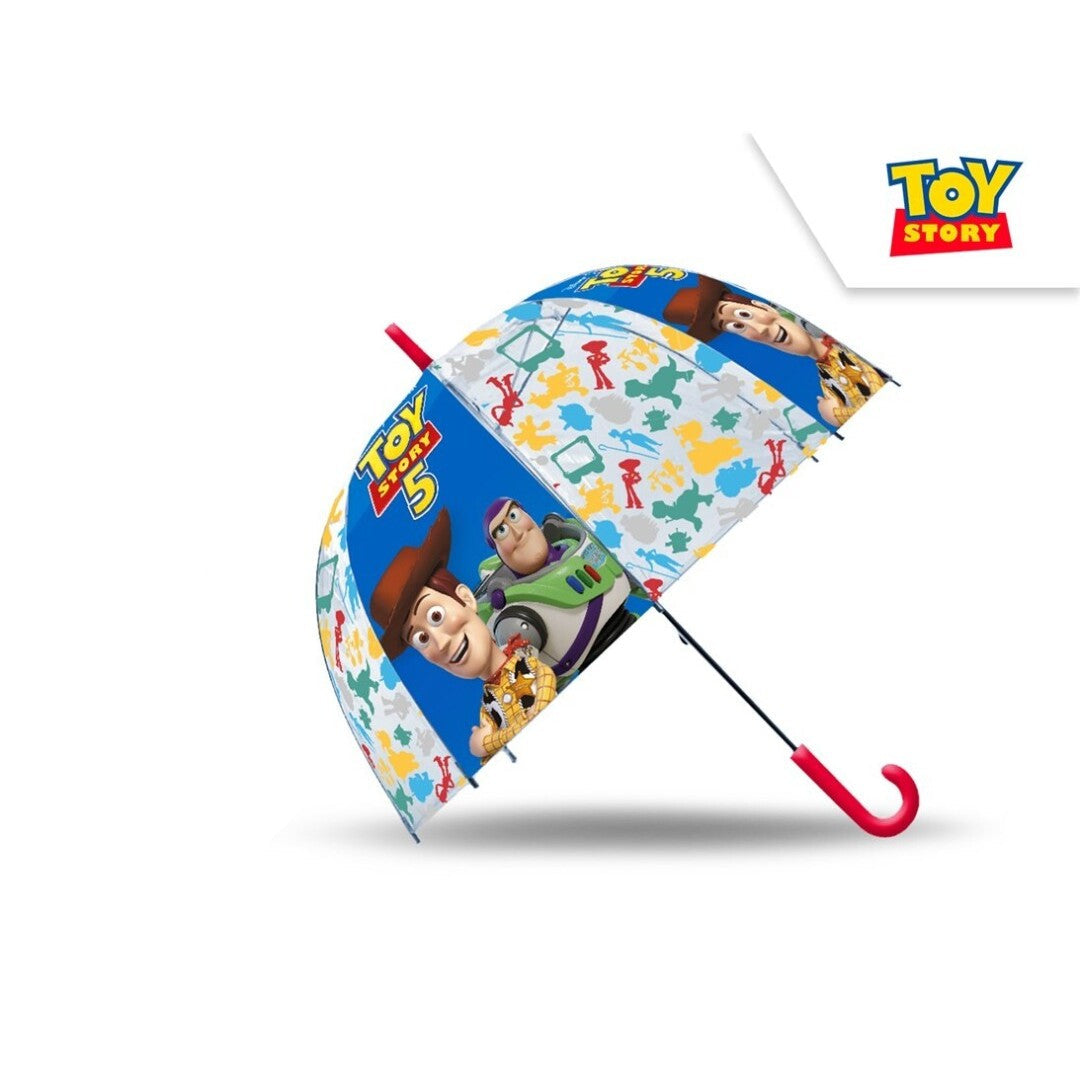 Paraguas infantil Toy Story manual campana 46cm transparente