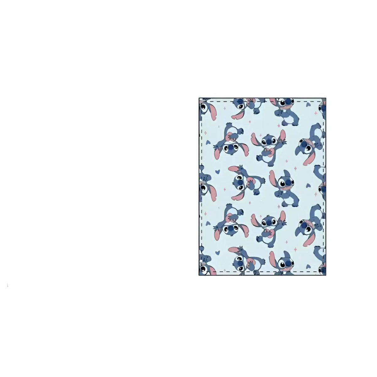 Manta coralina STITCH 100x140cm